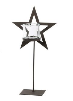 Windlicht ster H45cm