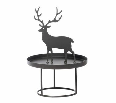 Presentatieschotel met hert H30cm