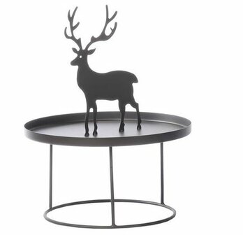 Presentatieschotel met hert H40cm