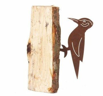 Specht op nagel H24cm