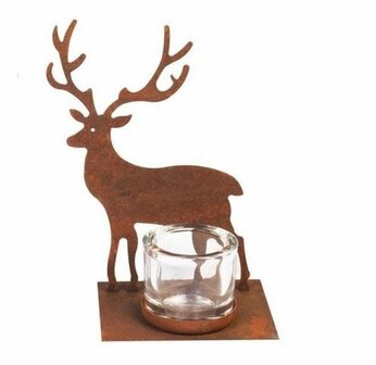 Windlicht hert H20cm