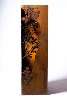 Zuil 3D bladeren klein