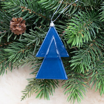 Kerstboompje blauw