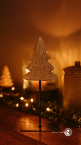 Kerstboom natuur H40cm